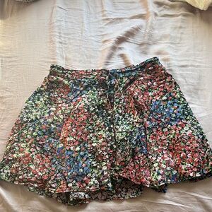 Urban Outfitters Multicolor Floral Skorts